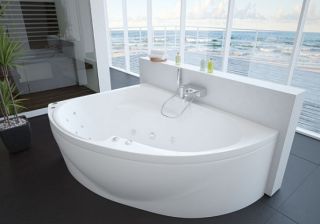 Акриловая ванна АКВАТЕК Альтаир 160x120 см левая без гидромассажа